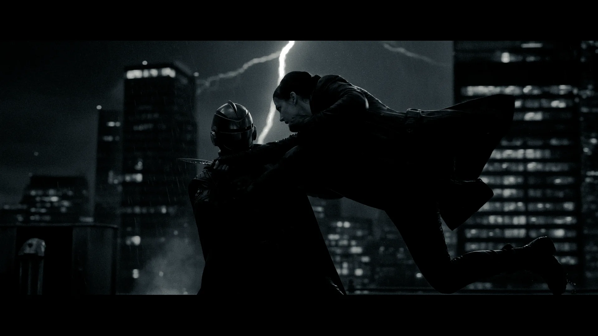 Rooftop Duel · Lightning Strike